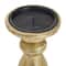 Gold Wood Traditional Candle holder 10",8",6"
